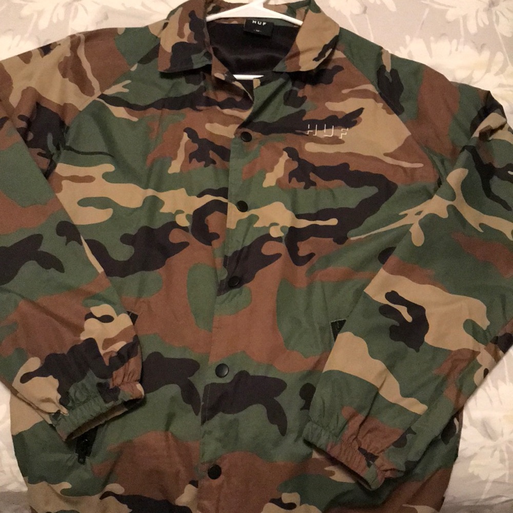 Huf Camo Rain jacket